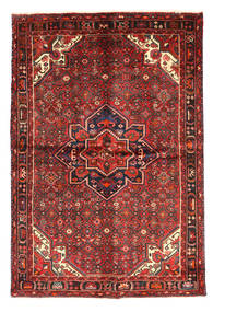  154X230 Medallion Small Hosseinabad Rug Wool, Carpetvista