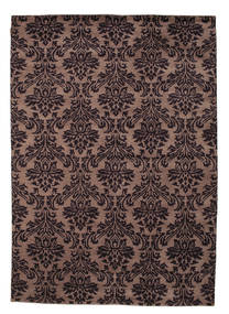 170X240 Himalaya Teppich Moderner Dunkelrot/Braun (Wolle, Indien) Carpetvista