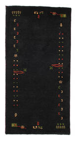 73X143 Gabbeh Indo Fine Rug Modern (Wool, India) Carpetvista