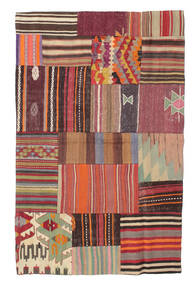  Kilim Patchwork Rug 104X163 Wool Small Carpetvista