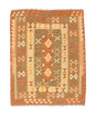  Kilim Afghan Old Style Rug 96X126 Wool Small Carpetvista