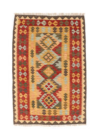  95X142 Kelim Afghan Old Stil Teppich Afghanistan Carpetvista