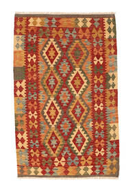  94X148 Small Kilim Afghan Old Style Rug Wool, Carpetvista
