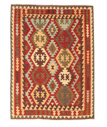  Kilim Afghan Old Style Rug 144X191 Wool Small Carpetvista
