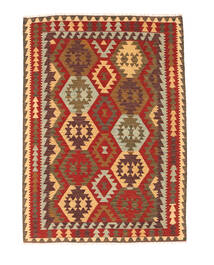  142X195 Pequeño Kilim Afghan Old Style Alfombra Lana, Carpetvista