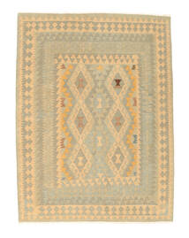  153X200 Small Kilim Afghan Old Style Rug Wool, Carpetvista