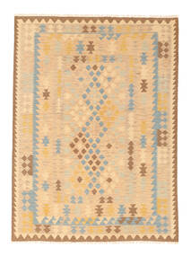  145X193 Small Kilim Afghan Old Style Rug Wool, Carpetvista