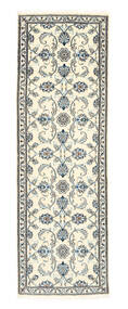  Orientalischer Nain Teppich 80X248 Läufer Wolle, Persien/Iran Carpetvista