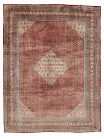  Orientalischer Sarough Mir Teppich 290X382 Braun/Dunkelrot Großer Wolle, Persien/Iran Carpetvista