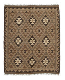  147X185 Small Kilim Afghan Old Style Rug Wool, Carpetvista