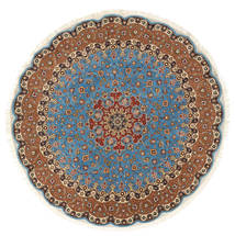  Tabriz 50 Raj Silk Warp Rug Ø 300 Persian Large Carpetvista
