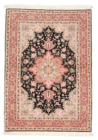  Orientalsk Tabriz 50 Raj Silkerenning Teppe 104X152 Ull, Persia/Iran Carpetvista