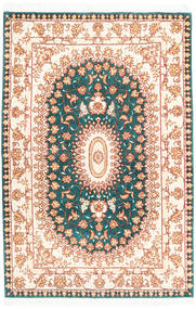  Tabriz 50 Raj Ordito In Seta Tappeto 103X155 Persiano Piccolo Carpetvista