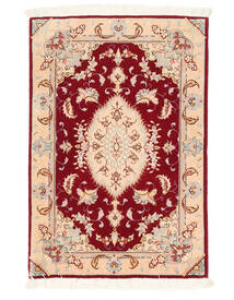 絨毯 タブリーズ 50 Raj 絹の縦糸 60X90 (ウール, ペルシャ/イラン)