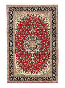  Tabriz 50 Raj Χαλι 198X307 Περσικό Μαλλινο Κόκκινα/Πορτοκαλί Carpetvista