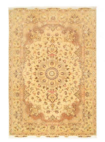  Orientalisk Tabriz 50 Raj Silkesvarp Matta 201X300 Ull, Persien/Iran Carpetvista