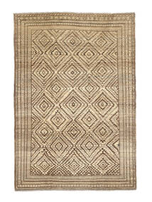  200X294 Afghan Natural Rug Wool, Carpetvista