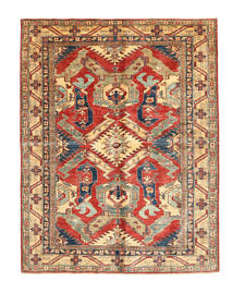  Kazak Fine Rug 180X227 Wool Carpetvista