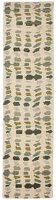 Casual Elegance In Cool 80X300 Small Abstract Runner Rug