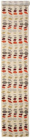 Casual Elegance In Cool 80X500 Small Multicolor Abstract Runner Rug