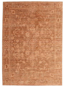  160X230 Vintage Stribet Maharani Tæppe - Rustrød