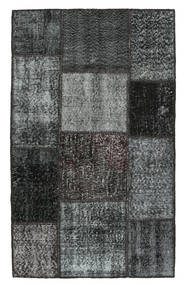  96X157 Small Patchwork Rug Wool, Carpetvista