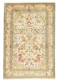  Orientalischer Kaschmir Reine Seide Figurativ Teppich 170X251 Seide, Indien Carpetvista
