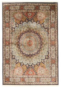  Orientalischer Kaschmir Reine Seide Teppich 147X212 Seide, Indien Carpetvista