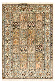 124X181 Kashmir Pure Silk Rug Oriental (Silk, India) Carpetvista