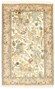  Orientalischer Kaschmir Reine Seide Figurativ Teppich 96X153 Seide, Indien Carpetvista
