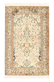  Orientalischer Kaschmir Reine Seide Teppich 79X125 Seide, Indien Carpetvista