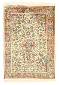  Oriental Kashmir Pure Silk Rug 82X117 Silk, India Carpetvista