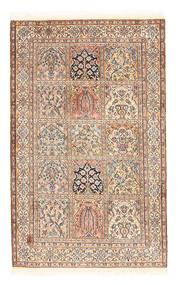 絨毯 カシミール ピュア シルク 80X128 (絹, インド)