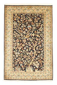  Oriental Kashmir Pure Silk Rug 80X124 Silk, India Carpetvista