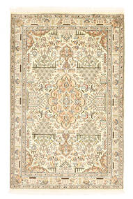 Kashmir Äkta Silke Matta 80X123 Silke, Indien Carpetvista