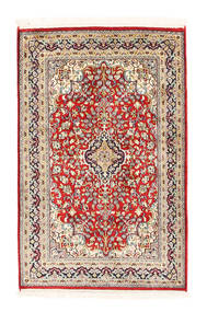 62X96 Kashmir Pure Silk Rug Oriental (Silk, India) Carpetvista
