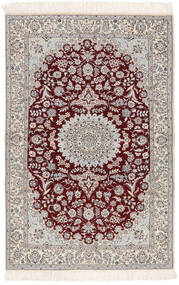 103X163 絨毯 ナイン 6La オリエンタル グレー/ブラック (ウール, ペルシャ/イラン) Carpetvista
