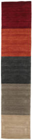 64X301 Handloom Teppich Moderner Läufer (Wolle, Indien) Carpetvista