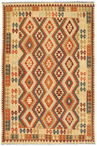  Kilim Afghan Old Style Rug 201X306 Wool Carpetvista