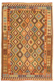  196X287 Kilim Afghan Old Style Rug Wool, Carpetvista