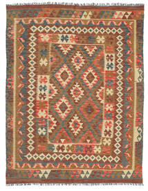  154X203 Small Kilim Afghan Old Style Rug Wool, Carpetvista