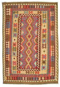  196X291 Kelim Afghan Old Stil Teppich Afghanistan Carpetvista