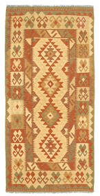  Kilim Afghan Old Style Rug 95X202 Wool Small Carpetvista