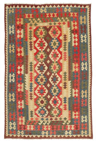  191X294 Kilim Afghan Old Style Rug Wool, Carpetvista