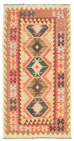  104X205 Small Kilim Afghan Old Style Rug Wool, Carpetvista