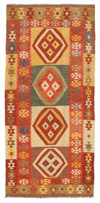  Oriental Kilim Afghan Old Style Rug 100X217 Wool, Afghanistan Carpetvista