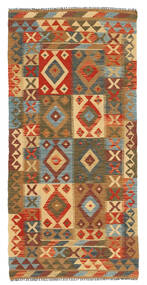  Kilim Afghan Old Style Rug 104X203 Wool Small Carpetvista