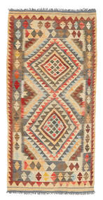  103X200 Small Kilim Afghan Old Style Rug Wool, Carpetvista