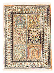 67X90 Kashmir Pure Silk Rug Oriental (Silk, India) Carpetvista