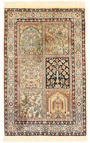  64X98 Kashmir Pure Silk Rug India Carpetvista